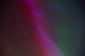 Solar Storm Cause Aurora Borealis In Netherlands