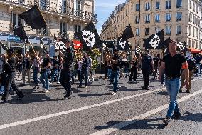 French Extreme Right Demonstration In Paris