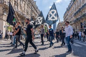 French Extreme Right Demonstration In Paris