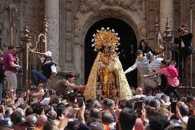 Transfer of the Virgin of the Forsaken in Valencia