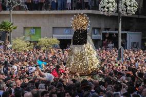 Transfer of the Virgin of the Forsaken in Valencia