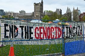 Pro-Palestine Encampment Protest At University Of Toronto