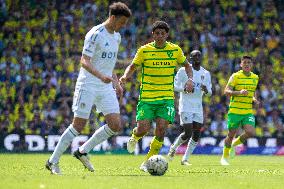 Norwich City v Leeds United - Sky Bet Championship Play-Off Semi-Final 1st Leg