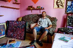 A Painter With Learning Disabilities In Poland