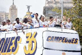 (SP)SPAIN-MADRID-FOOTBALL-LA LIGA-REAL MADRID CELEBRATION