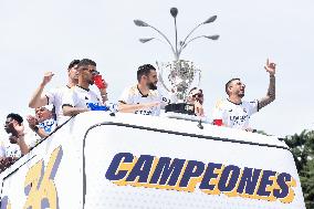 (SP)SPAIN-MADRID-FOOTBALL-LA LIGA-REAL MADRID CELEBRATION