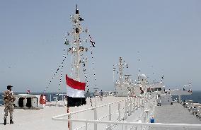 YEMEN-HODEIDAH-HIJACKED SHIP-GALAXY LEADER-ICRC-VISIT