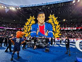 PSG Celebrates 2023-2024 Ligue 1 Championship Trophy