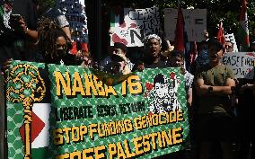 Pro-Palestinians Protest To Commemorate Nakba Day In Orlando, Florida