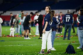 PSG Celebrates 2023-2024 Ligue 1 Championship Trophy