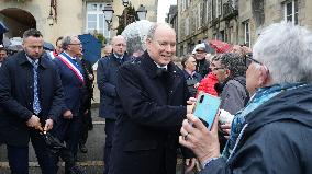 Prince Albert Visits Mayenne