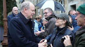 Prince Albert Visits Mayenne