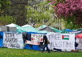 Pro-Palestinian Protests on University Campuses Across Canada