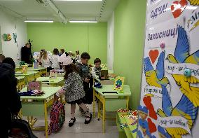 Underground school in Kharkiv