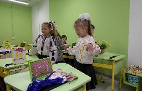 Underground school in Kharkiv