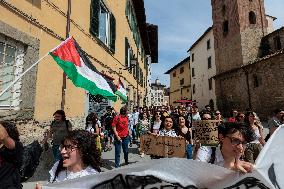 Pro-Palestine Demonstration In Pisa