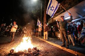 Anti Gov't Protest In Jerusalem