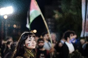 Pro-Palestinian Protest In Athens