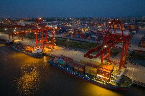 Longtan Container Terminal in Nanjing Port