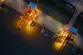 Longtan Container Terminal in Nanjing Port