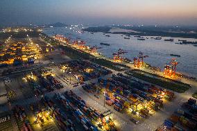 Longtan Container Terminal in Nanjing Port