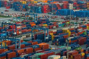 Longtan Container Terminal in Nanjing Port