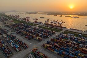 Longtan Container Terminal in Nanjing Port