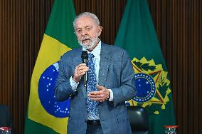 President Of Brazil Luiz Inácio Lula Da Silva Ministerial Meeting On Reconstruction In The State Of Rio Grande Do Sul