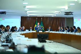 President Of Brazil Luiz Inácio Lula Da Silva Ministerial Meeting On Reconstruction In The State Of Rio Grande Do Sul