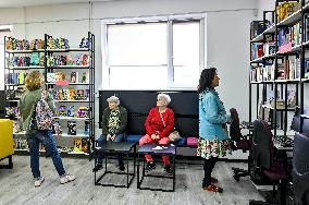 Opening of family library in Zaporizhzhia