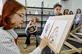 Opening of family library in Zaporizhzhia