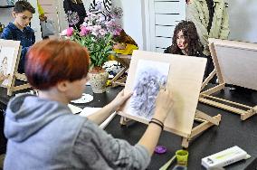 Opening of family library in Zaporizhzhia