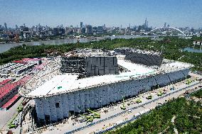 Shanghai Grand Opera House Under Construction
