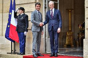French And Norwegian Prime Ministers Meet - Paris