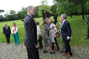 King Felipe Opens An Exhibition