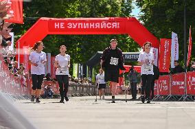Charity half marathon in Lviv