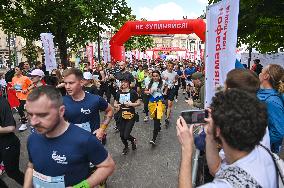 Charity half marathon in Lviv