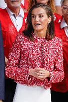 Queen Letizia Attends Red Cross Commemorative Event - Asturias