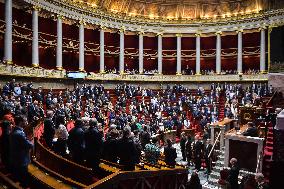 Questions to the government at the National Assembly in Paris FA