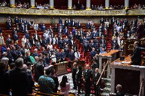 Questions to the government at the National Assembly in Paris FA