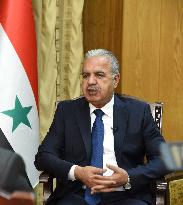SYRIA-DAMASCUS-ELECTRICITY MINISTER-INTERVIEW