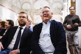 Nicolas Schmit Attends A Rally On The Occasion Of The European Elections 2024 In Milan