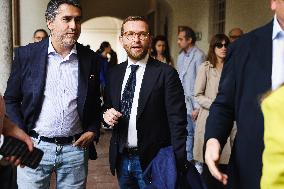 Nicolas Schmit Attends A Rally On The Occasion Of The European Elections 2024 In Milan