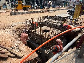Construction For The Smart City Project In Thiruvananthapuram