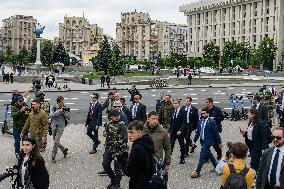 US Secretary Of State Antony Blinken In Kyiv