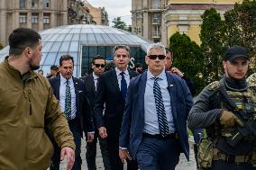 US Secretary Of State Antony Blinken In Kyiv