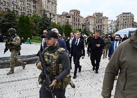 US Secretary Of State Antony Blinken Visits Kyiv, Amid Russia's Invasion Of Ukraine