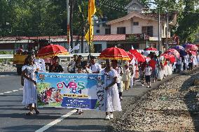 George Orthodox Church Procession In Kerala