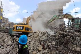 KENYA-NAIROBI-RESIDENTIAL BUILDING-COLLAPSE