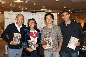 Family Kretz's book signing at BHV Marais
